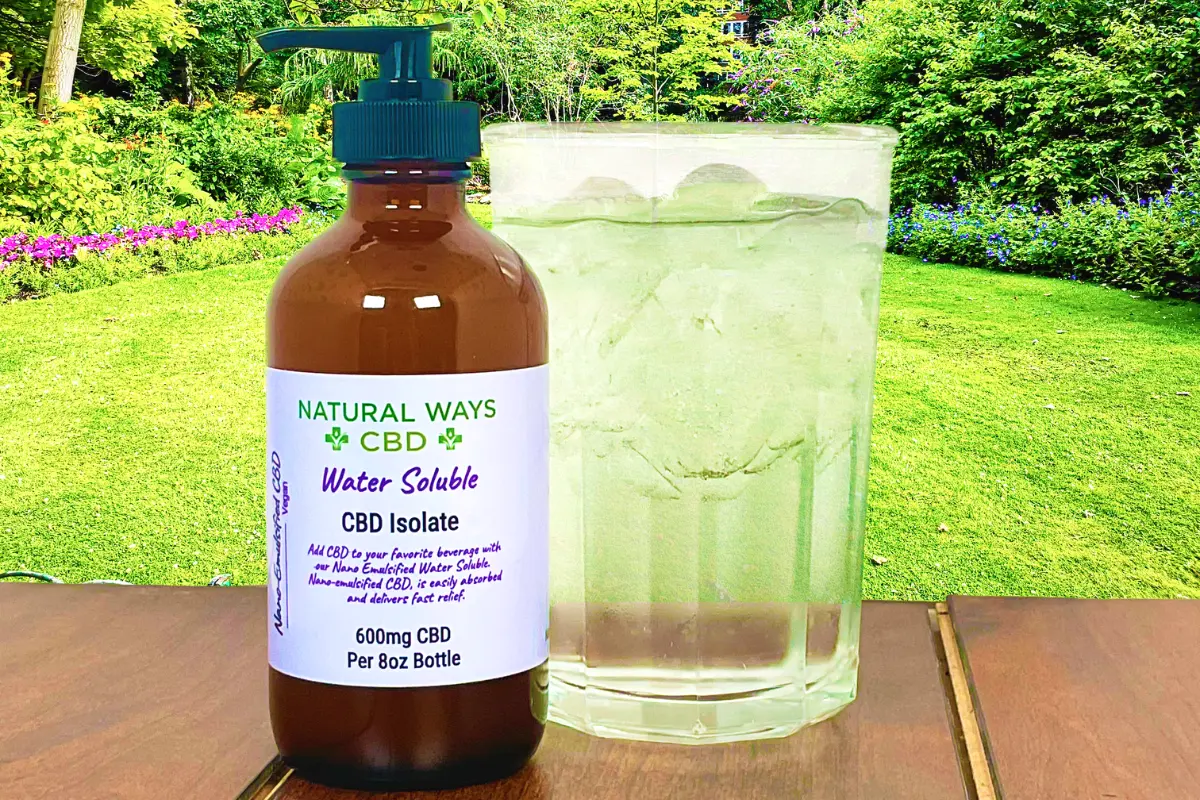 CBD isolate water soluble product
