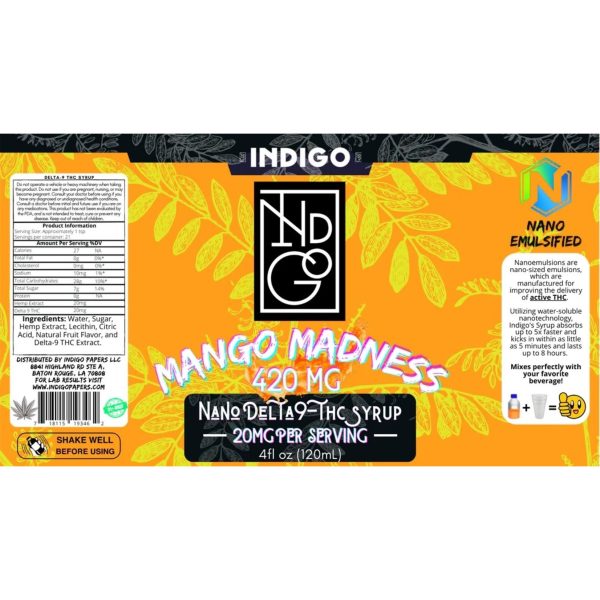 Mango indigo-indigo-420mg-delta-9-syrup