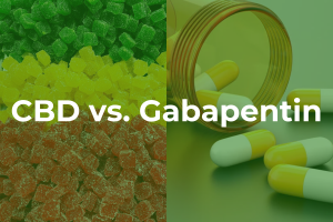 Image illustrating the differences between CBD and gabapentin