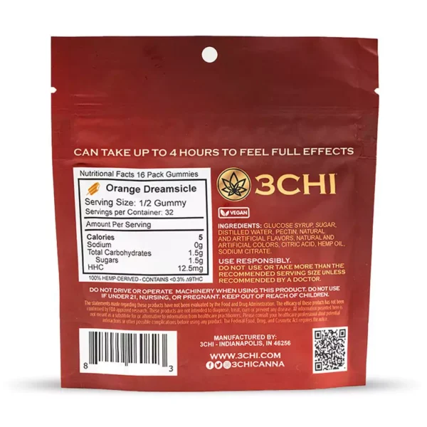 3CHI 25mg HHC Gummies - Image 2