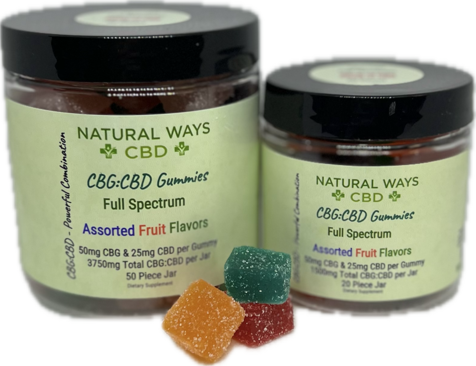 Cbd + Cbg Gummies For Pain CBG + CBD Gummies for Pain | 50mg CBG + 25mg CBD