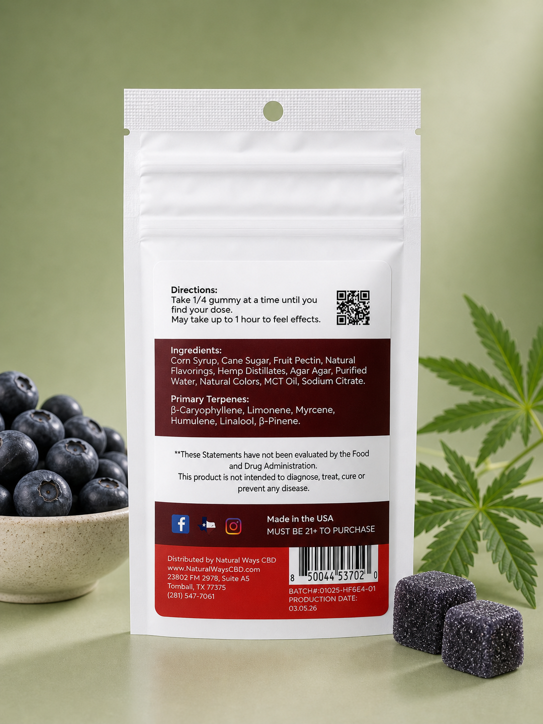 Live Resin 15mg Delta 9 Gummies - 2pk - Image 7