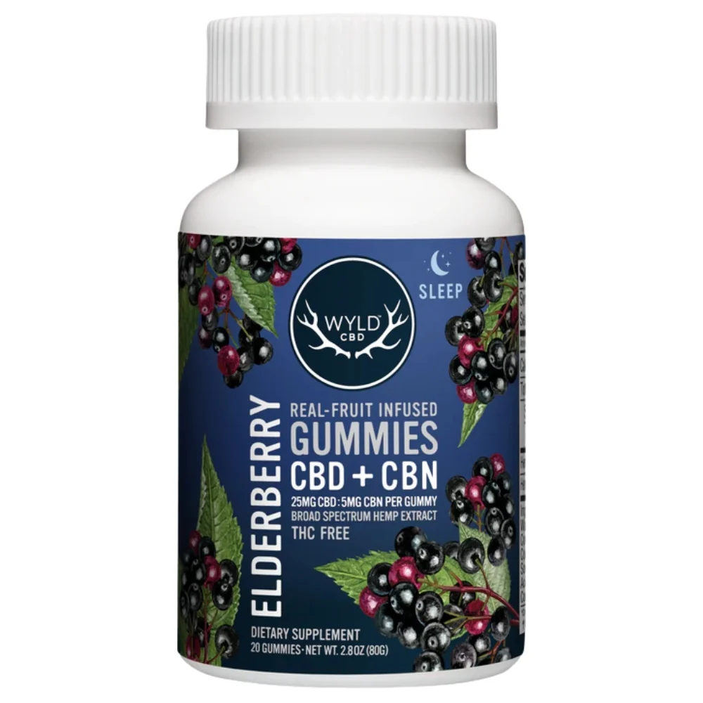 Wyld CBD:CBN Elderberry Gummies - Image 2
