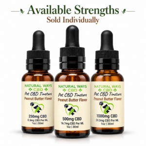 Pet CBD Oil - Peanut Butter Flavor